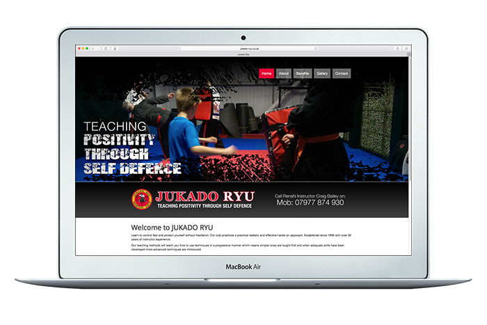 Jukado Ryu Responsive Website